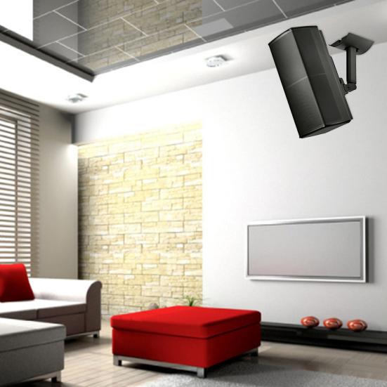 Настенный кронштейн Металлическая опора для динамиков Прочная регулируемая монтажная стойка для Bose AM6/AM10/AM15/