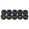 10Pcs Motorcycle Steel & Rubber Grommet For Honda Yamaha Suzuki Kawasaki Fairing