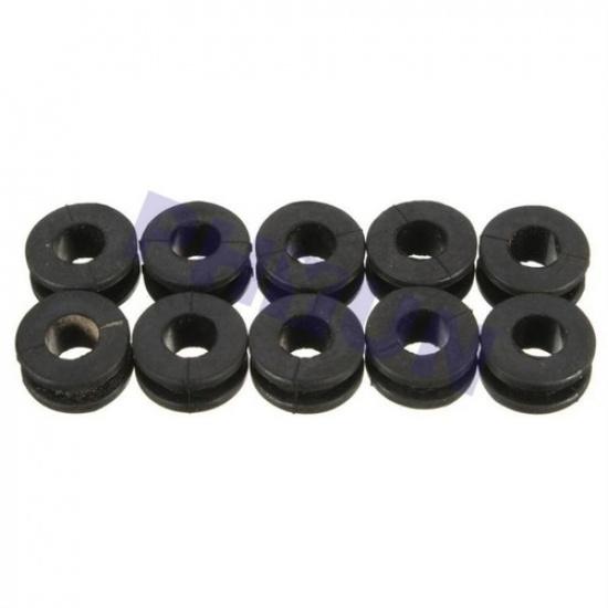 10Pcs Motorcycle Steel & Rubber Grommet For Honda Yamaha Suzuki Kawasaki Fairing