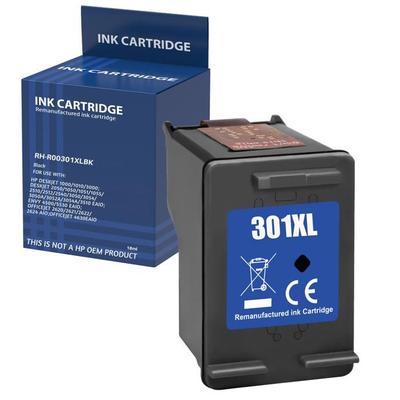 Чернильный картридж - HP - 301XL - Черный - Совместим с несколькими моделями - XL