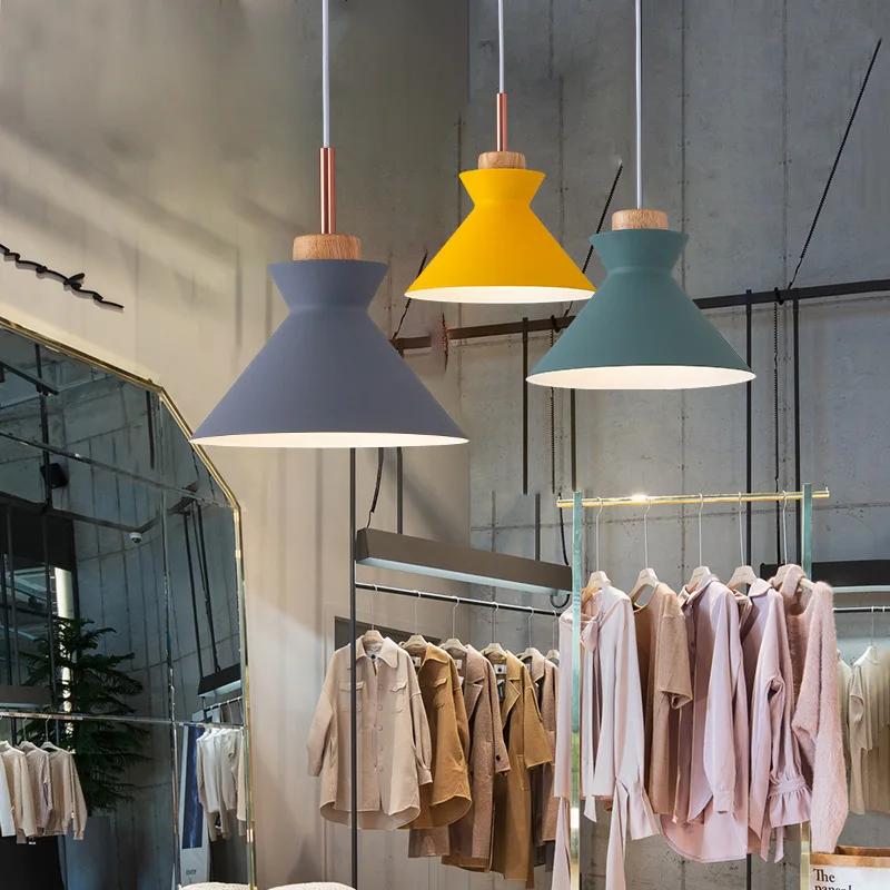 Горячая Распродажа Скандинавская Люстра Креативная Личность Ресторан Кафе Современный Макарон Одноламповый Коридор Лампа Музыкальный Инструмент Новая