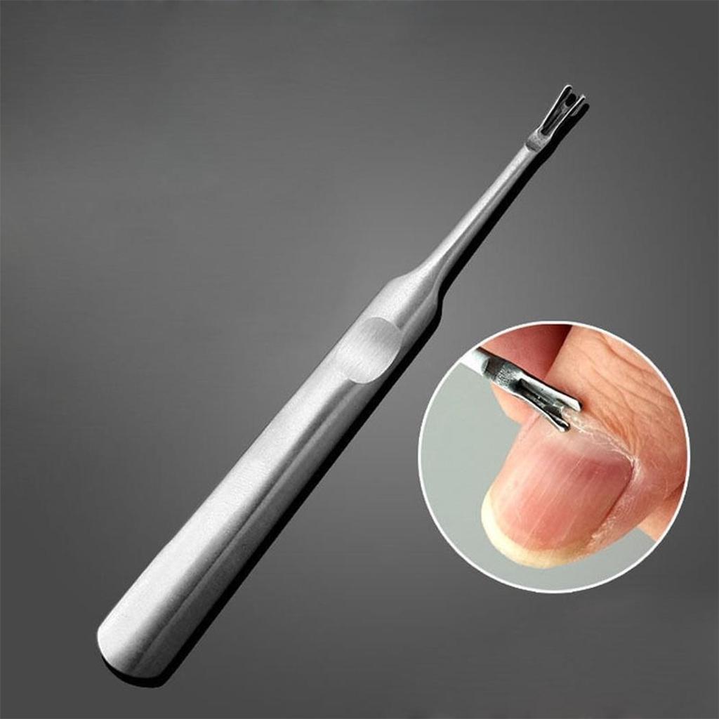 Stainless Steel Cuticle Pusher Trimmer Remover Pedicure Manicure Nail Art Tool