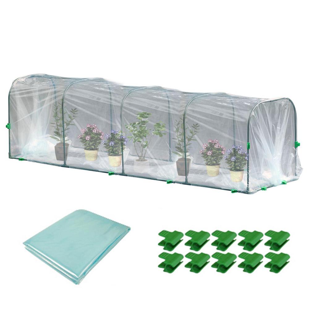 Mini Greenhouse For Plants Portable Cold-Proof Plant Protector Cover Garden Plant Guard Film Prevent Freeze Snow