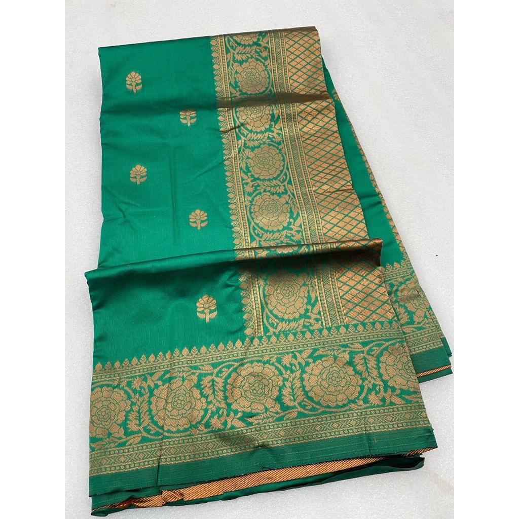 Silk Saree from the ALMAARI Store Is Adorned with Beautiful Zari Work In Form of Traditional Motifs. This Beautiful Saree