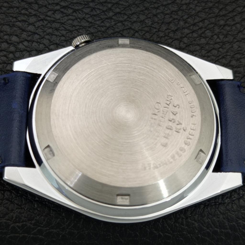 АВТОМАТИЧЕСКИЕ ВИНТАЖНЫЕ ОТРЕСТАВРИРОВАННЫЕ МУЖСКИЕ ЧАСЫ SEIKO EXPO 70 ЯПОНИЯ СИНЕГО ЦВЕТА a445589-1
