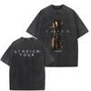 The Weeknd After Hours Til Dawn Stadium Tour 2026 Print Vintage Washed Tshirt Men Women Hiphop Fashion Cotton Harajuku Tshirt