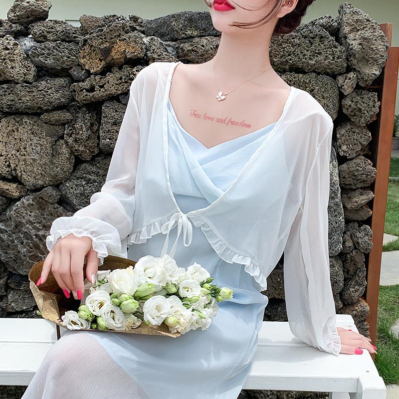 Абрикосовый, белый, черный, женский, с длинным рукавом, с открытым передом, прозрачное болеро, шифоновый кардиган с плечами, накидка для свадебного платья, накидка, накидка