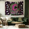 Custom Name Calgary Flames Printed Tapestry – Wall Hanging for Bedrooms, Dorms, and Home Decor