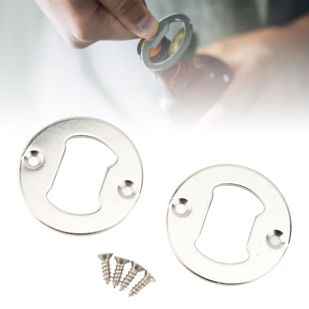 Вставка для открывания бутылок настенное крепление 1,75 дюйма диаметр круглой формы металлическая вставка для открывания пивных бутылок