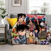 3D Detective Conan Anime Cartoon HD Blanket,Soft Throw Blanket for Home Bedroom Bed Sofa Picnic Travel Office Cover Blanket S#(3)