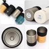 TYESO tumbler can holder cold retention pet bottle thermal insulation 350ml non-slip vacuum (yellow 350ml)