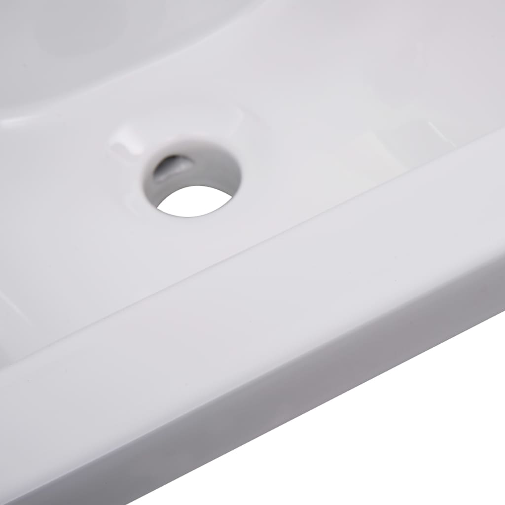 Built in Wash Basin 42 x 39 x 18 cm Ceramic White