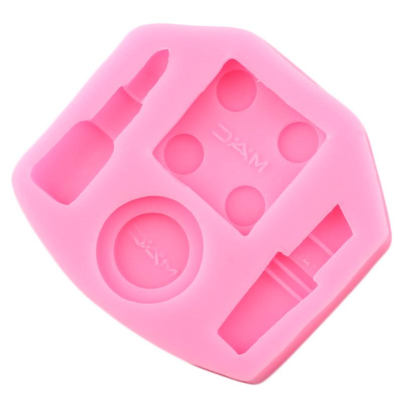 Силиконовые формы для губной помады, инструменты для макияжа, инструменты для украшения торта из помадки, форма для кексов, полимерная глина, формы для конфет, шоколада и мастики