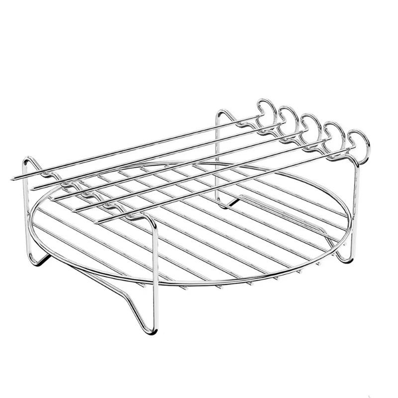 Подставка для фритюрницы из нержавеющей стали и подставка для варки на пару. Инструменты для фритюрницы. Гриль-барбекю. Кастрюля. Аксессуары. Кулинарные инструменты.