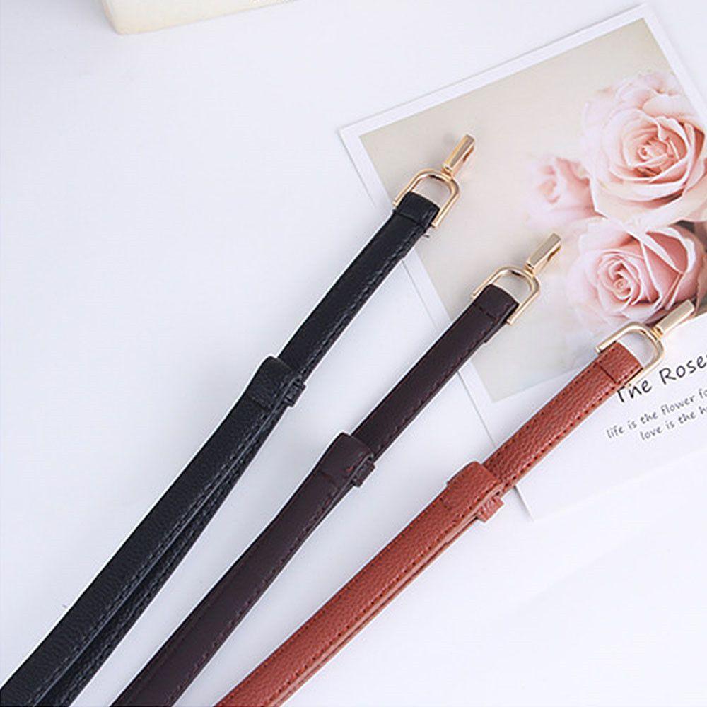 Женский регулируемый пояс из искусственной ПУ кожи, декоративный пояс для платья, женский тонкий ремешок, узкие пояса для талии