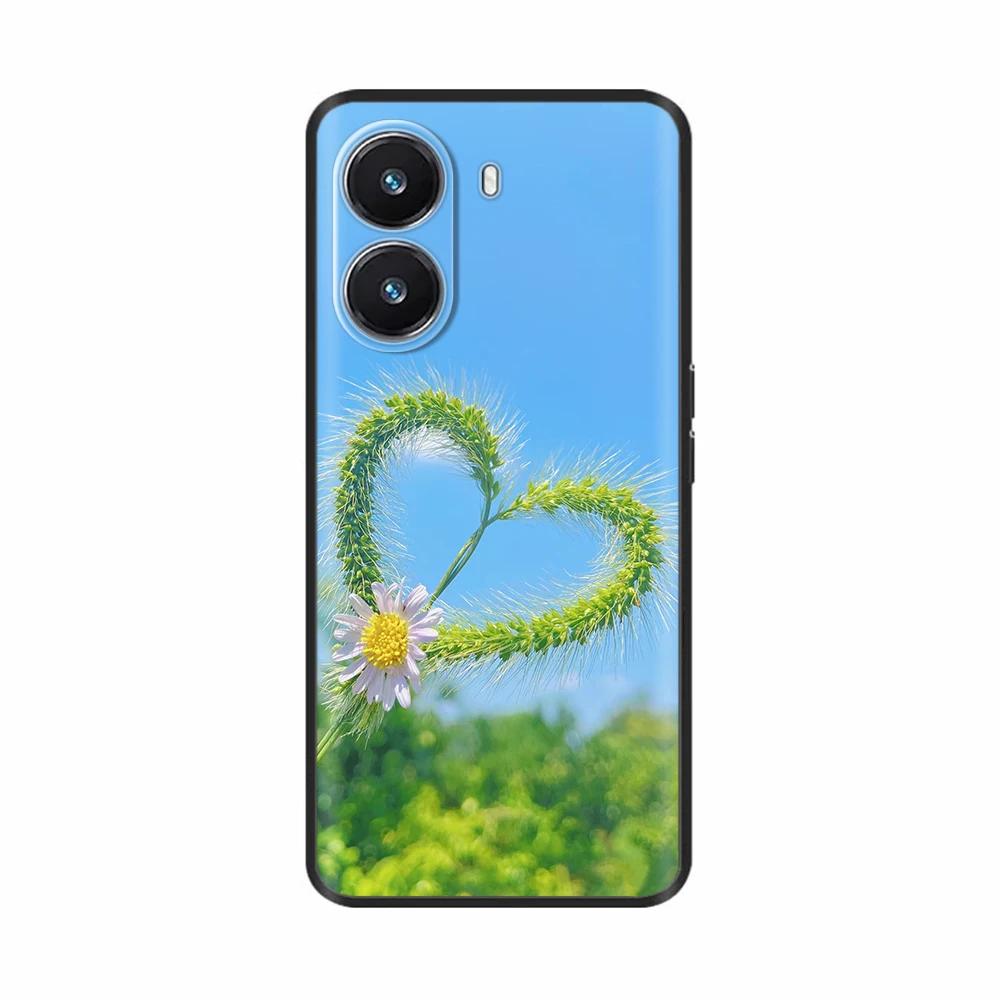 Shockproof Phone Case For Xiaomi Redmi Turbo 4 Soft Silicone Bumper Floral Painted Cover For Xiaomi Redmi Turbo 4 3 Turbo4 Cases