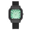 Модные и простые студенческие часы Jelly Watch Square Водонепроницаемые повседневные женские кварцевые часы с силиконовым ремешком для поездок на работу