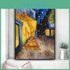 Diamond Diy Painting 5d "van Gogh Cafe Terrace At Night" Embroidery Cross Stitch 3d Oil Painting Home Decor
