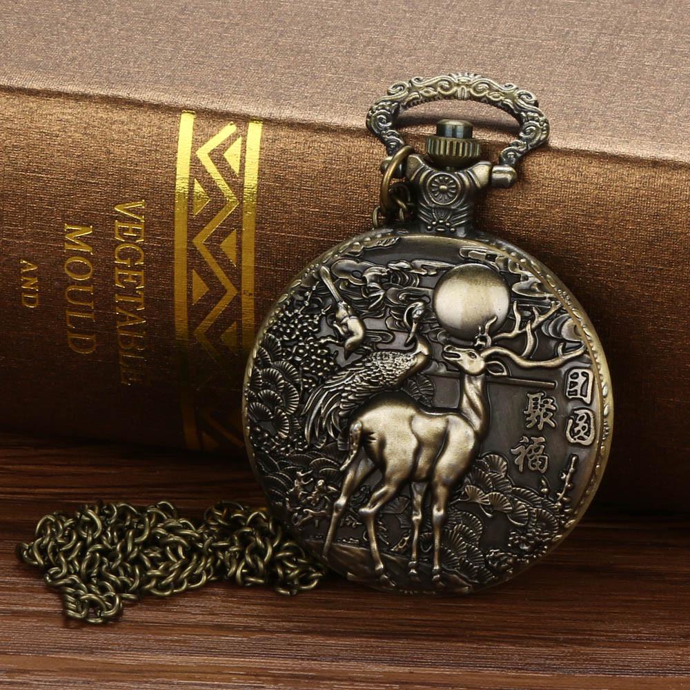 Vintage Chain Retro The Greatest Pocket Watch Necklace For Grandpa Gifts
