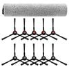 A65T-For Eufy Omni S1 Pro/E25/E28 Robot Vacuum Cleaner Replacement Parts-11PCS Washable Side Brush Rolling Mop Set