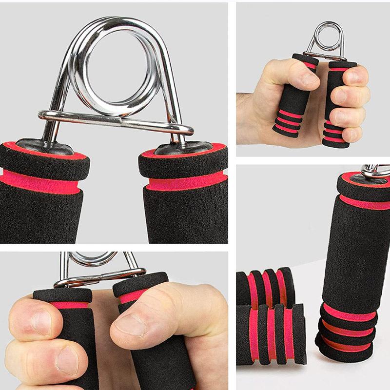 Finger Training Exercise Hand Grip Gym Workout Fitness Equipment 3-Color Cotton Sleeve Fitness Foam Hand Gripper Power Trainer