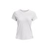 Iso-Chill Series Solid Color Running Sports Tight Short Sleeve T-Shirt Women Tops White 1376819-100