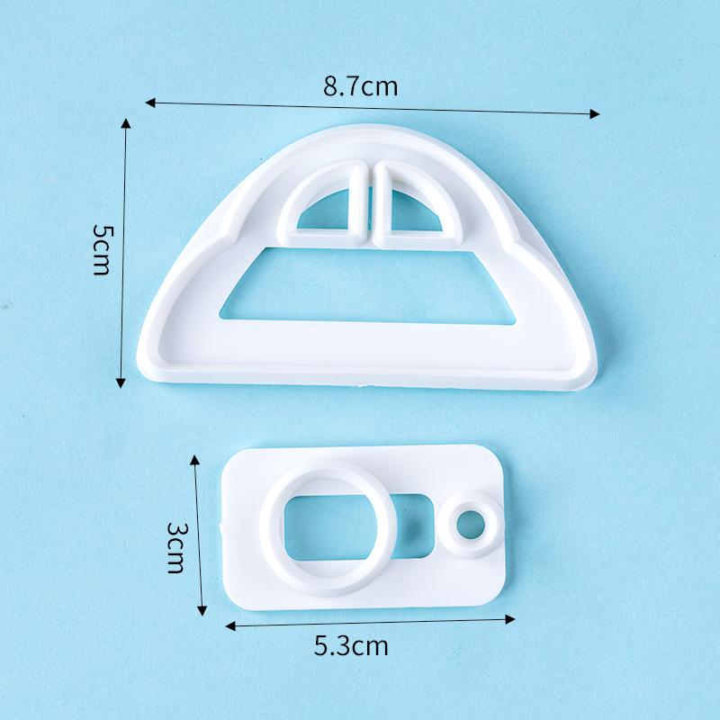 Cake Mold Sugar Car Set Plastic Fondant Cutter Fondant Mould Decorating Tools