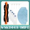 Совместимо Для Tefal Explorer Serie 20 40 / Tefal X-plorer Serie 45 50 / ISWEEP X3 Щетка для пылесоса Боковая щетка HEPA Фильтр Запчасти