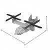 KNEW BUILT Игрушки-конструкторы Микро Мини: Авиалайнер, Вертолет, Истребитель - Модель самолета Сделай сам для мальчиков, Праздничные подарки, Обучающая игрушка