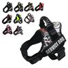 Собака средняя собака ID-жетон питомец регулируемый тренировочный не скользящий ночь мягкий удобный собака легкая прогулка популярный собака товары для выгула собак граффити шлейка,