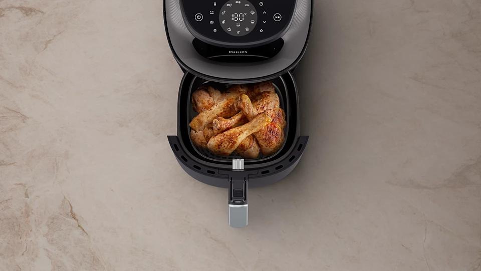 Philips Airfryer | NA322/00 3000 Series | Power 1400 W | Capacity 4.2 L | RapidAir Plus | Black