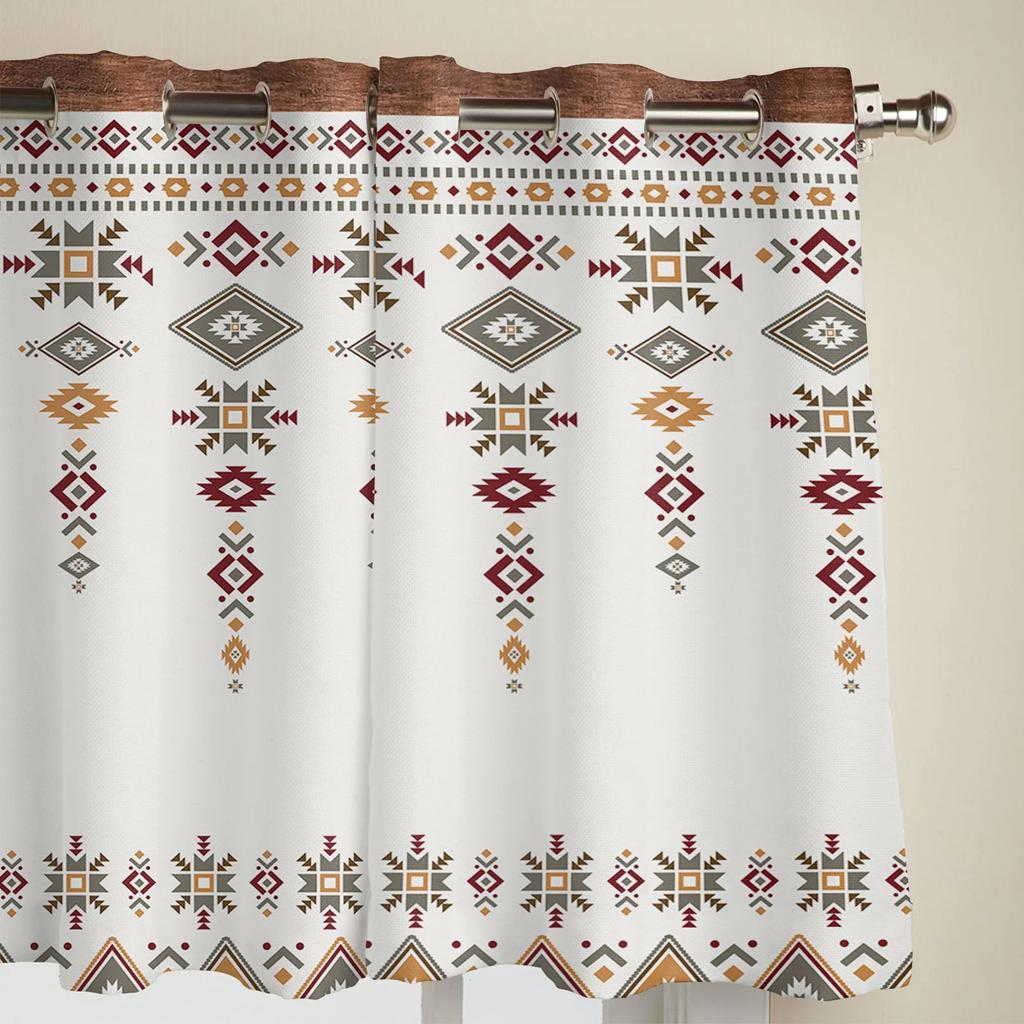 Бохо Племенной Тотем Оконные Шторы Современный Европейский Стиль Шторы для Спальни Гостиной Жалюзи Оконный Фон Шторы 2 Панели