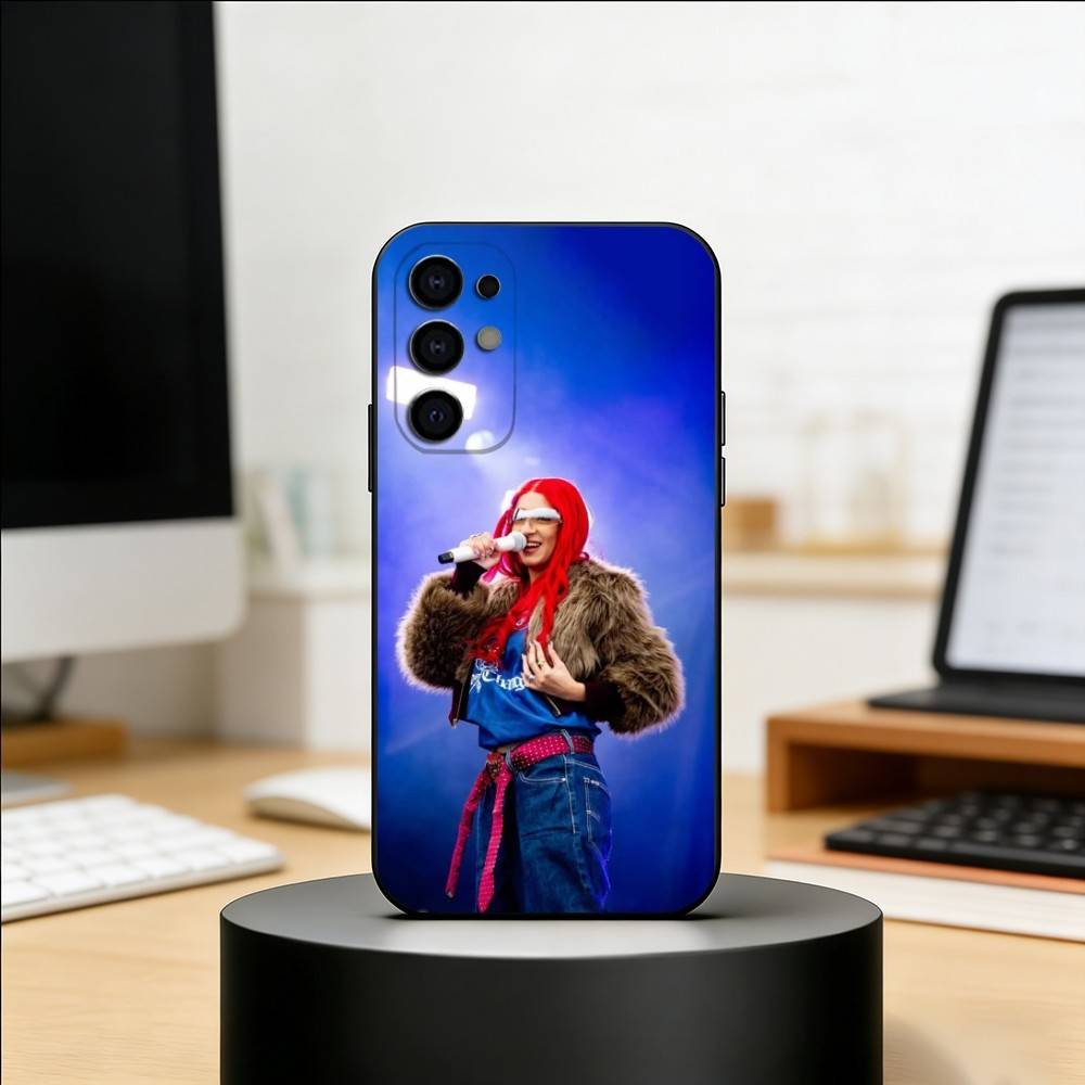 Singer D-De La R-Rose Phone Case For Samsung S25,S24,S21,S22,S23,S30,Ultra,S20,Plus,Fe,Soft Silicone Black Cover