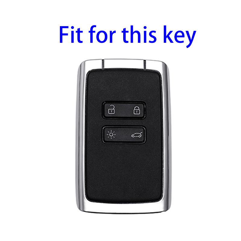 Кожаный чехол для дистанционного ключа автомобиля из ТПУ, чехол-брелок для Renault Koleos Kadjar Megane Clio Captur Talisman Espace Kangoo Sandero, аксессуары