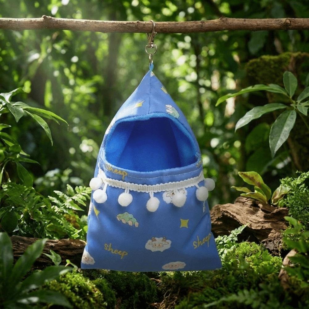 Triangular Hamster Sleeping Bag Warm Small Pet Bed Sugar Glider Hanging Nest Autumn Winter