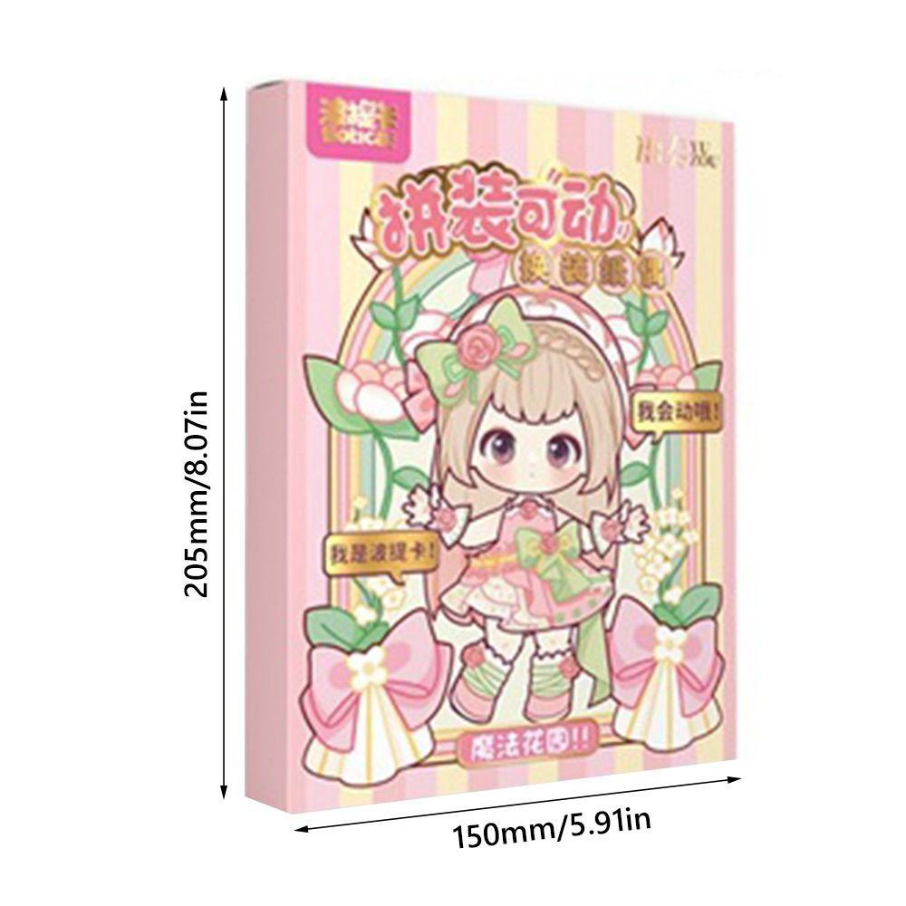 Мультяшный набор для переодевания своими руками, 3D-дизайн, 3D-одевание, бумажные куклы, родитель-ребенок