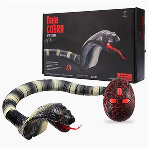 Electric Infrared Remote Control Cobra Tongue Retractable Simulation Rattlesnake Remote Control