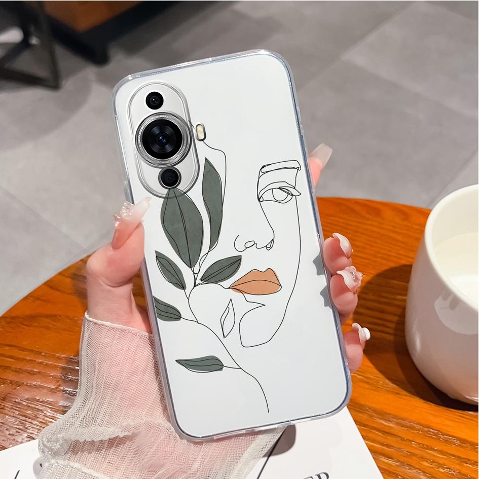 Case For Huawei P10 P20 P30 P40 P50 P Smart Pro 2019 Y9s Phone Cover Fashion Love Heart Matte Soft Silicone Shockproof Transparent For Huawei Bumper