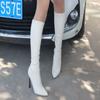 Элегантные высокие каблуки женские длинные сапоги новинка в шикарной распродаже обуви 2024 года тренд Y2k удобные сапоги женские туфли выше колена