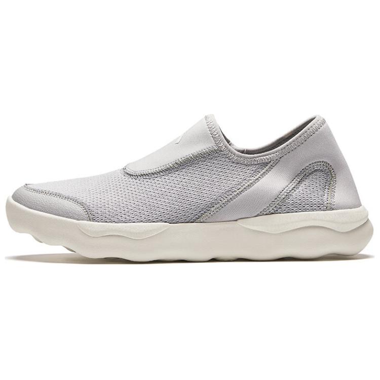ANTA Light Soft Mesh Light Grey White Womens Casual Shoes 912427707-2