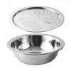Многофункциональная ломтерезка, чаша для измельчения фруктов и овощей, многофункциональная корзина для сушки раковины из нержавеющей стали для кухни