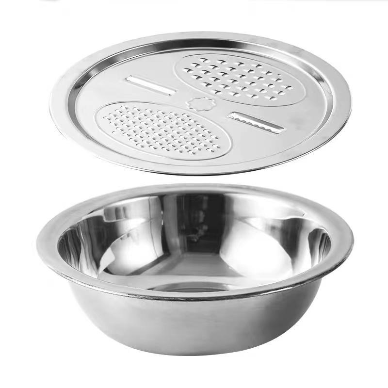 Многофункциональная ломтерезка, чаша для измельчения фруктов и овощей, многофункциональная корзина для сушки раковины из нержавеющей стали для кухни