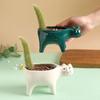 Креативные цветочные горшки в форме кошки, керамическая ваза, горшок для кактуса, домашний офис, настольные украшения, украшение для кашпо
