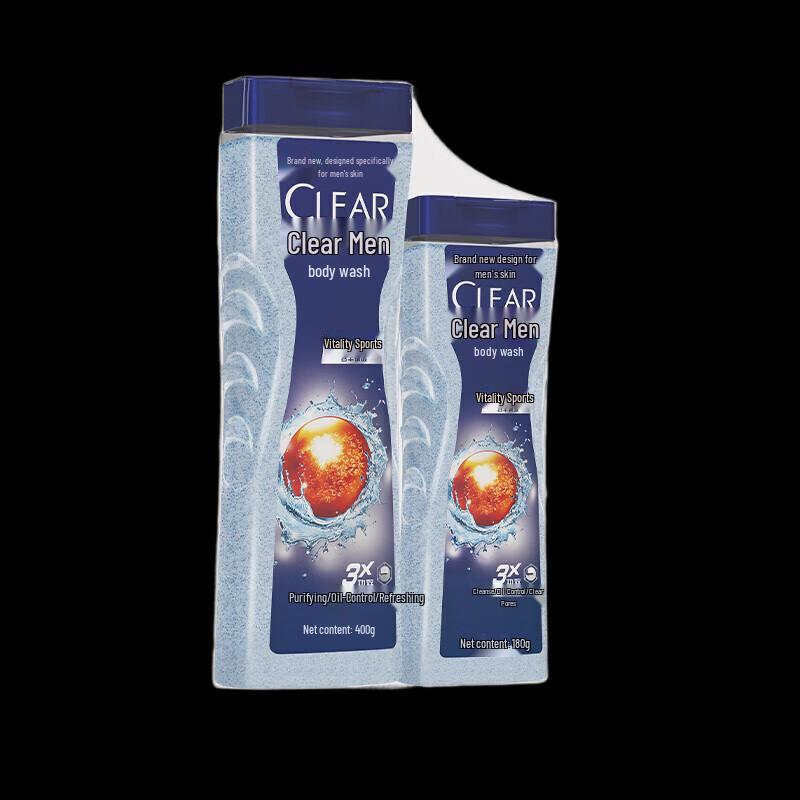 Clear Men Balancing Oil Control Shower Gel, Vitality Sports