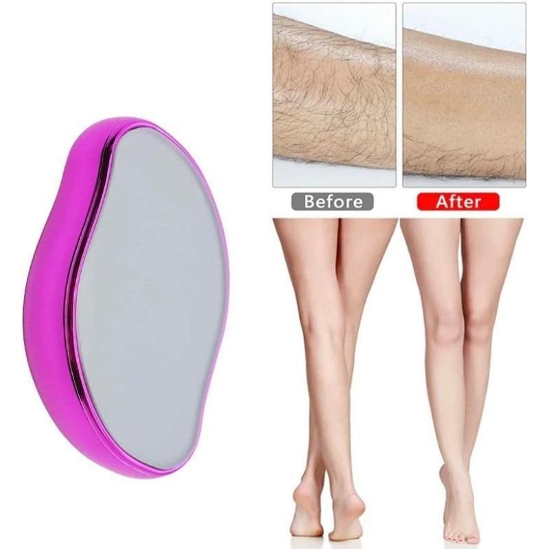 Crystal Hair Eraser — безболезненное удаление волос для женщин и мужчин, рук, ног и спины, портативный мягкий пилинг, многоразовый и моющийся