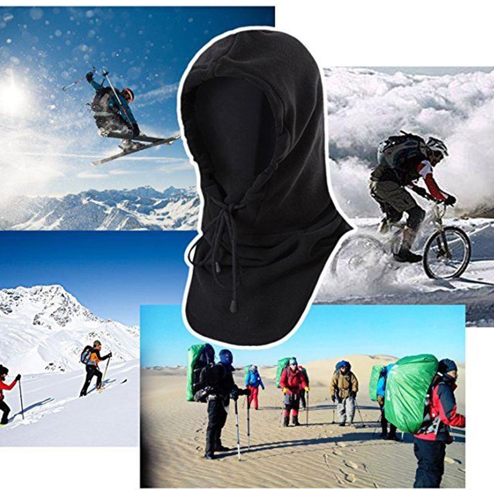 Капюшон Мото Шапка Грелка для шеи Подшлемник Ветрозащитная Гибкая Маска Шапка для езды Маска для лица Флисовая шапка