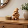 Desk Gnome Statue 3D Printed Figurine, Nose Picking Cartoon Statue, DIY Garden Figure Coloring Painting Dwarf Sculpture for Home Office Decor Ornament