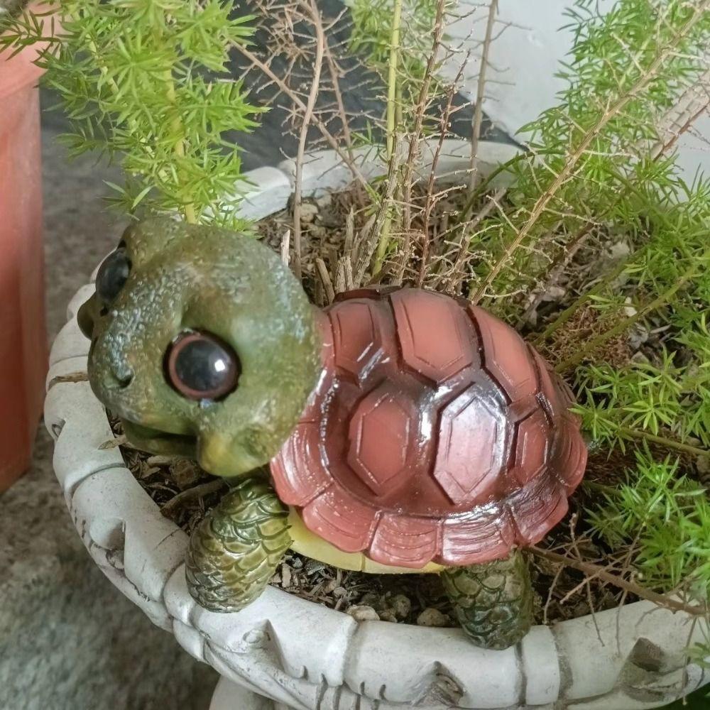 Collectible Big Eyed Turtle Ornament Cartoon Marine Life Ornaments Kids Birthday Gift
