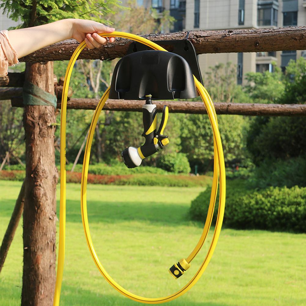 Plastic Wall Mounted Garden Irrigation Hose Pipe Hanger Rack Tap Watering Hose Organizer Winding Frame Storage Holder Pipe