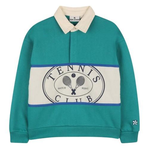 Kids Around Childrens/Kids Long-Sleeved Tennis Polo Shirt